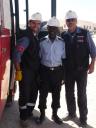 Entrega camió a l’oficial en cap de bombers de Nouadibou